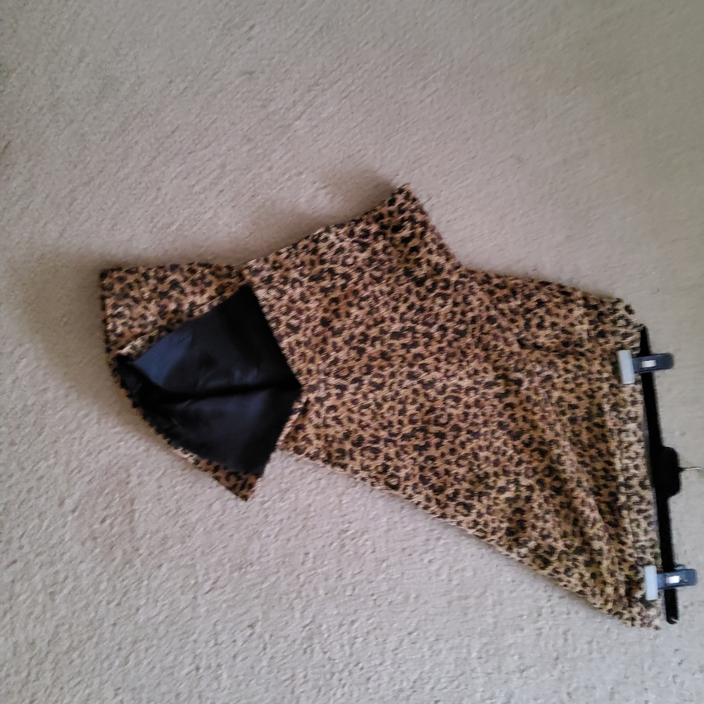Vintage Animal print Suit Size 14 - Picture 9 of 12
